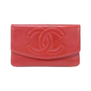 CHANEL Red Wallet